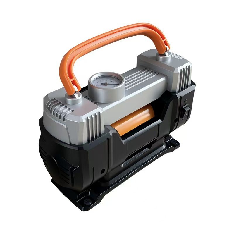 Car Air Pump Electric Double-Cylinder High-Pressure Car Air Pump Portable 12V Tire Pump Automatic Charging and Stopping
