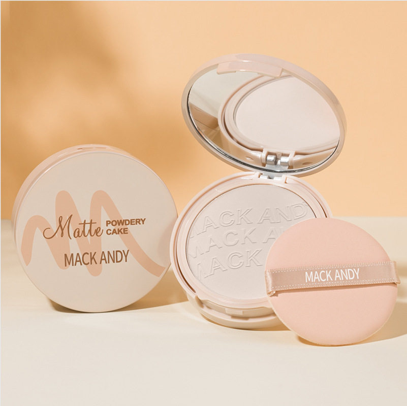 Marco Andy Soft Gauze Clear Setting Powder Natural Three-Dimensional Brightening Skin Color Repair Oil Control Long-Lasting Concealer Dry Powder