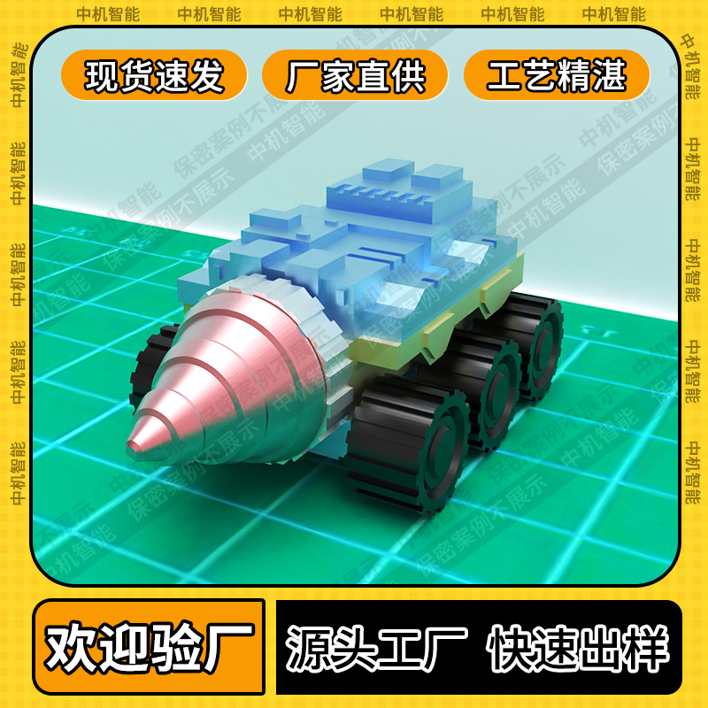 3D打印车子玩具造型定制仿真挖掘机装饰摆件迷你礼品工艺品车模型