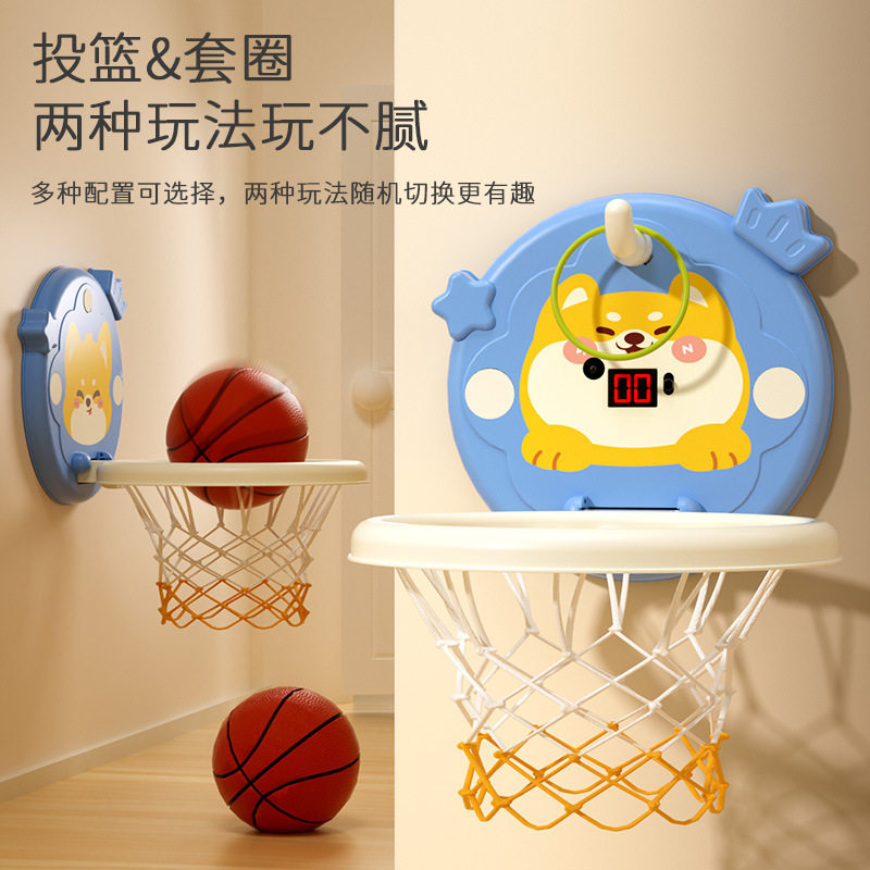 Tiktok Popular Children's Basketball Hoop Toy, Foldable Indoor Basketball Frame with Storage and Scoring, Shooting Toy for Boys