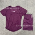 Grape purple short sleeves + shorts
