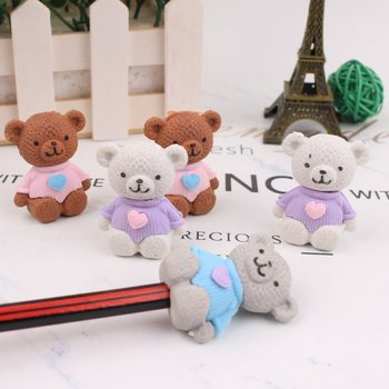 Creative Care Bear Eraser Student Puzzle Eraser Holiday Stationery Gift Prize Wholesale Eraser