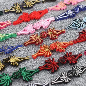 Cheongsam Buckle Buttons Cloth Pisces Hand-Woven Decorative Ethnic Style Clothing Accessories Tang Suit Classical Retro Buttons