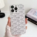Goyard Glass Case White