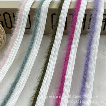 1cm In-Stock Faux Rabbit Fur Plush Trim for Home Textiles, Pillow Cushions, Edging, Fur Strips, and Accessories