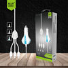 New Oliko 5012 car mobile phone charger dual USB fast charging portable one-to-three Belt Line wholesale
