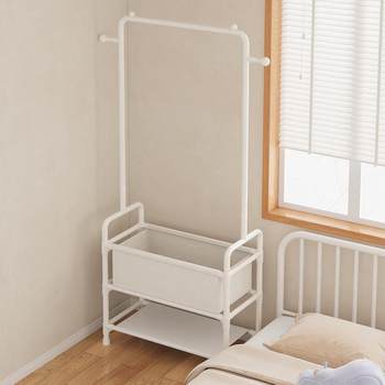 Clothes Rack, Clothes Drying Rack, Floor-Standing Coat Rack, Student Dormitory Bedside Overnight Clothes Storage