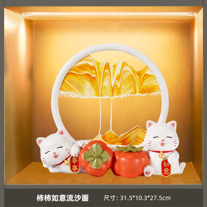 新中式高档酒柜装饰品餐边柜摆件客厅创意家居饰品室内软装装饰