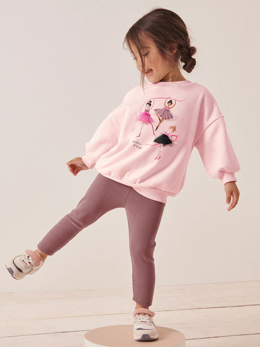 New Girls' Set, Fashion Hoodie Kids' Outfit, Autumn Long-sleeve Princess Set