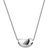 925 Sterling Silver Necklace Women's Acacia Bean Collarbone Chain Simple Niche Design Sense Elegant Pendant Jewelry ins Cold Style