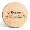 Specialized in Laser Engraving Wooden Coasters and Bottle Opener Sets Patenonkel Godfather Themed Crafts