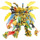 Совместимость с Lego Phantom Ninja серии Dragon Mecha Model Дети собирают строительные блоки из мелких частиц, игрушки-подарки mini 4