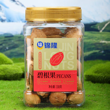 Jinlong Bulk Sale Pecan Nuts 388g Pecan Nuts Canned Large Nuts Snacks Longevity Fruit Wholesale