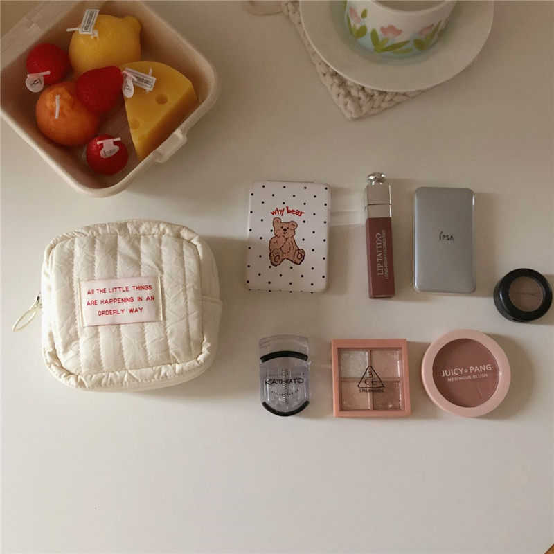 Minimalist Niche Coin Purse, Small Square Bag, Cute Lipstick Bag, Multifunctional Earphone Storage Bag, Portable Mini Makeup Bag