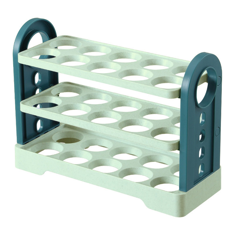 Egg rack refrigerator side door storage flip egg holder refrigerator storage box food grade fresh-keeping box egg storage box