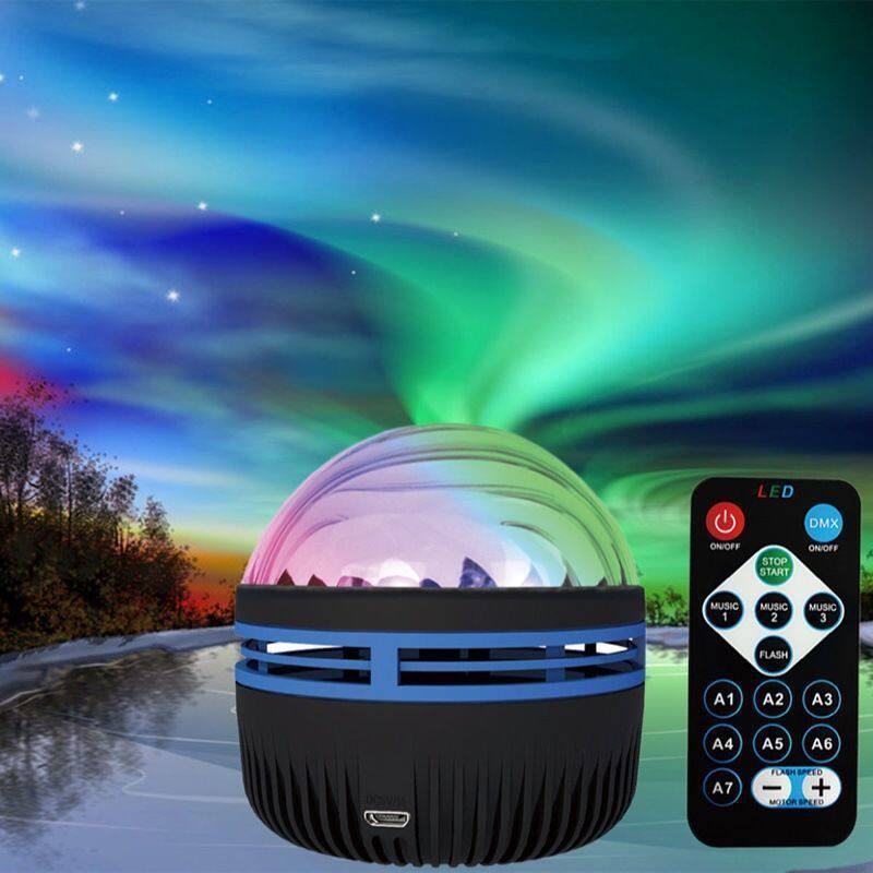 Cross-Border Starry Sky Projector Water Ripple Projector Water Pattern Light Flash Starry Night Light Bedside Atmosphere Light Q6