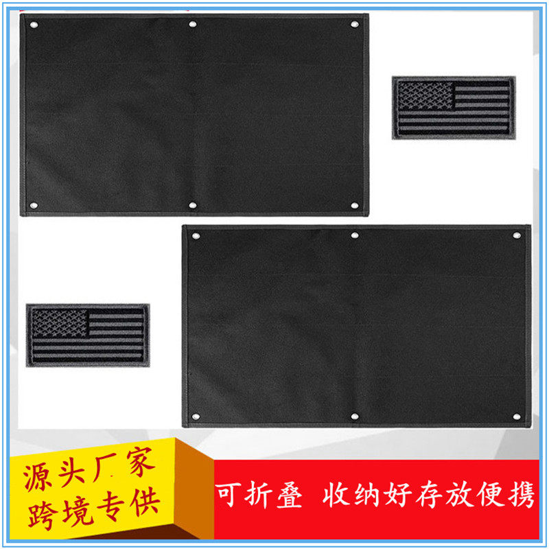 Cross-Border Hot Selling Velcro Storage Display Board Tactical Patch Armband Organizer Cloth Wall Hanging Velcro Storage Board