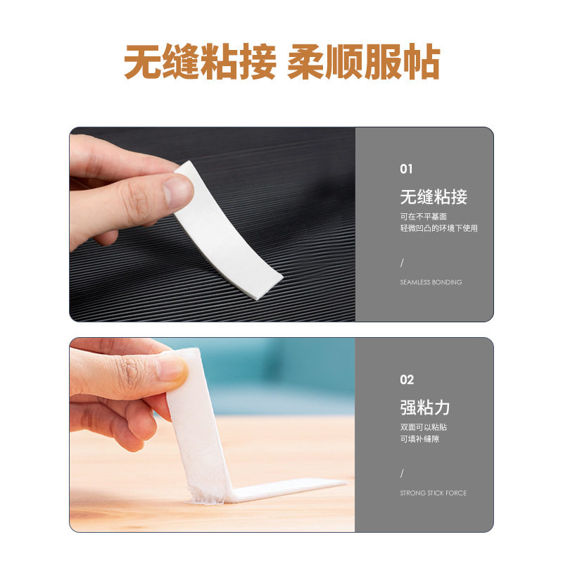 Deli foam double-sided tape 1.2cm foam sponge tape 1.8cm two-sided tape 36mm double-sided tape wholesale