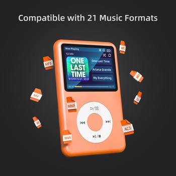 Source Manufacturer One-Stop Mp3 Cross-Mirror Bluetooth External Student Music Player Lossless Hifi128Gb