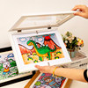 Children's Art Painting Storage Picture Frame Kindergarten Work Display Frame A4A3 Framed Easel Magnetic Flip Photo Frame