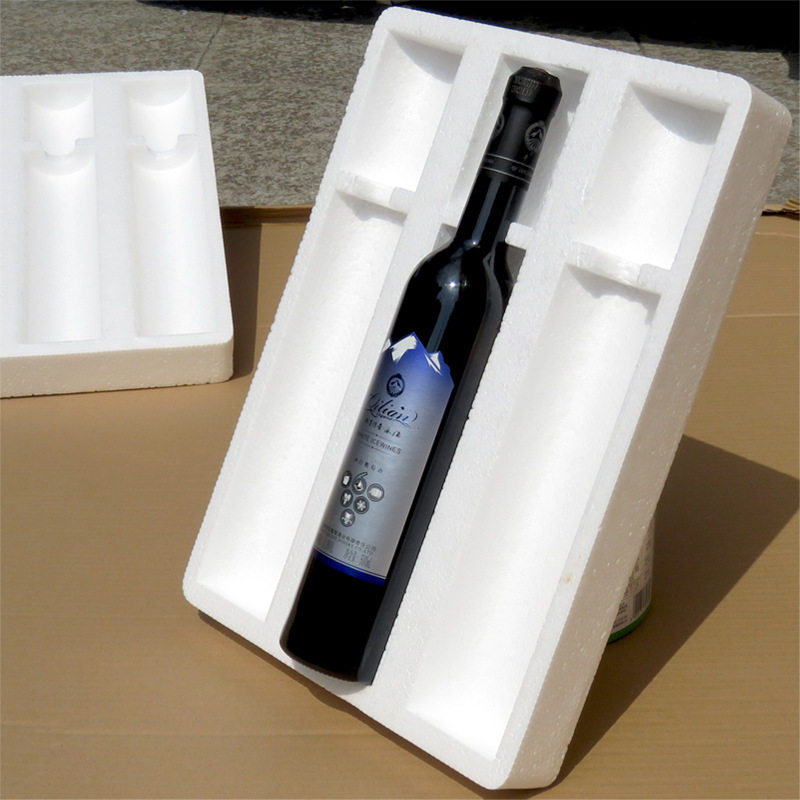 500ml fruit wine slender bottle express special foam box red wine shockproof lined packing box wholesale