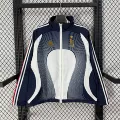 Royal Blue Classic Retro France Windbreaker