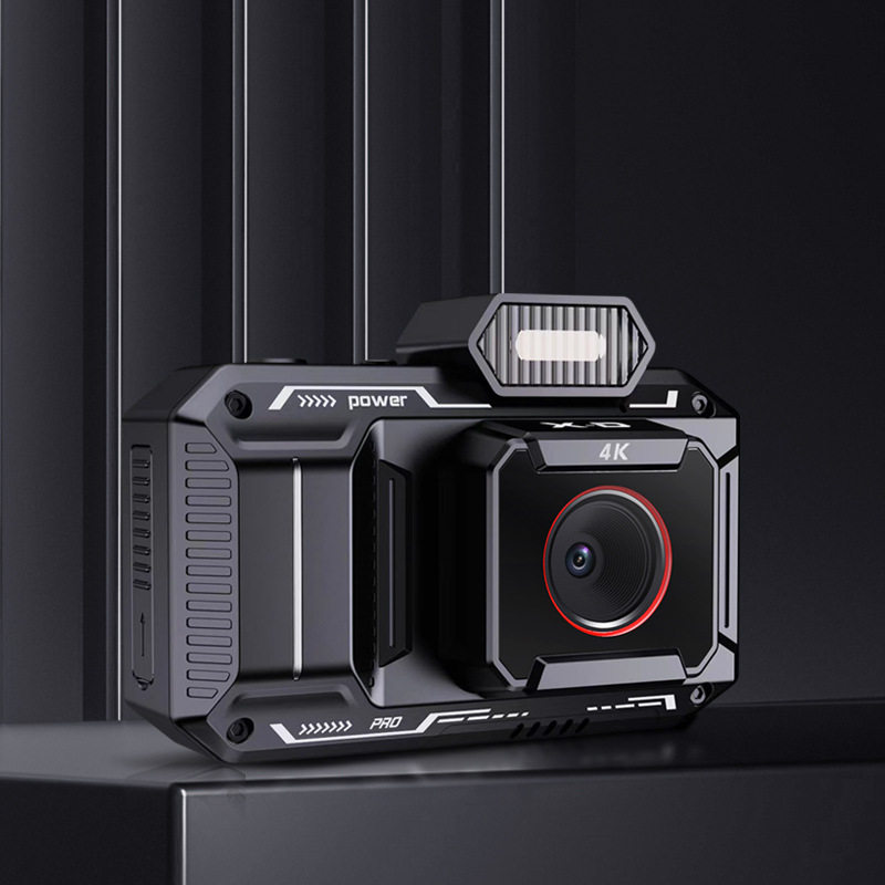 New Student Gift Digital Camera High-Definition Retro Camera Vlog Card Camera Selfie Filter Cross-Border 4K