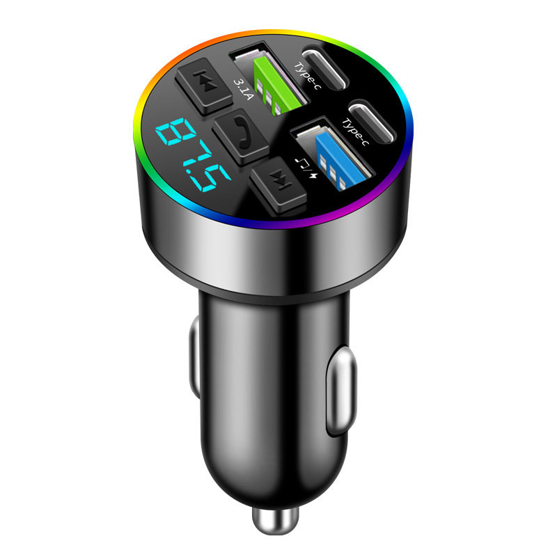 New PD car mp3 bluetooth player fm transmitter car bluetooth fast charging multi-function car charger