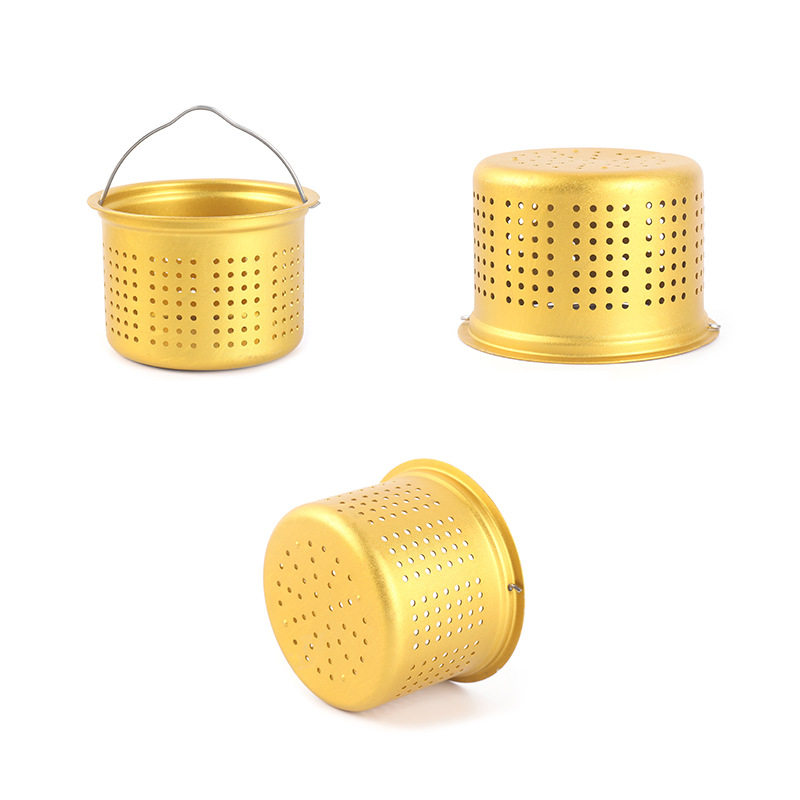 Kitchen Sink Filter Net, Dishwashing Sink Residue Separator, Sewer Residue Net, Space Aluminum Material, Anti-Clogging Vegetable Washing Sink