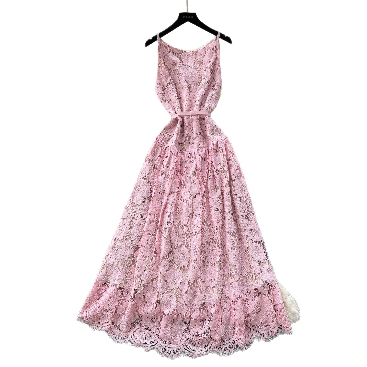 Lace Slip Dress Summer Elegance Waist Defining A Line Silhouette Perfect for Parties and Events Wholesale Available