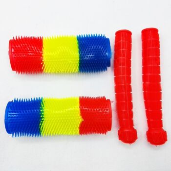Electric Handle Cover Motorcycle Handle Cover Rainbow Soft Rubber Cover Color Four-Piece Caterpillar Anti-Slip Handle Cover Accessories