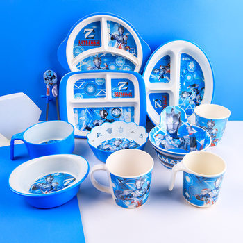 Zeta Altman Children's Tableware Special for Boys and Children Dinner Plate Bowl Kindergarten Bowl Cup suit
