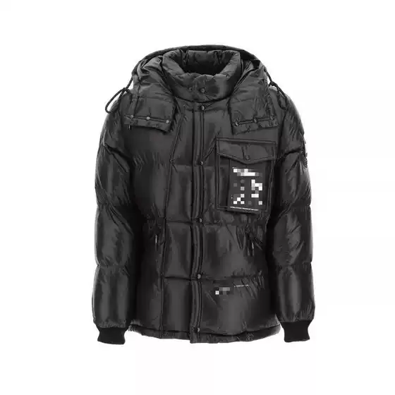 Down Jacket for Men and Women, Joint Style Flap Pocket Pants, Loose Double-breasted Thickeneded Warm Jacket