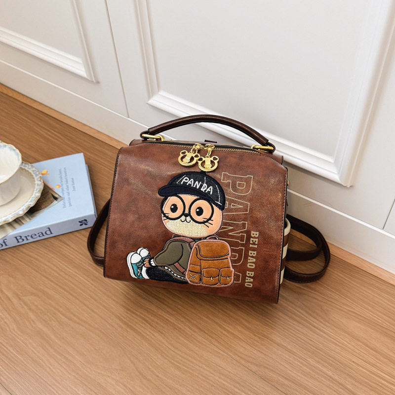 สั่งซื้อนำเข้า Beibao Yuanyuan Factory New Cross-Border Cartoon Cute Cat Handbag Women's Handbag Casual Style Backpack Women's Bag จากจีน 1688 taobao alibaba tmall