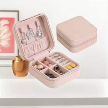 Spot Wholesale High-End Gift Box Light Luxury Ring Box Household Dustproof Packaging Box Square Zipper Jewelry Box Box