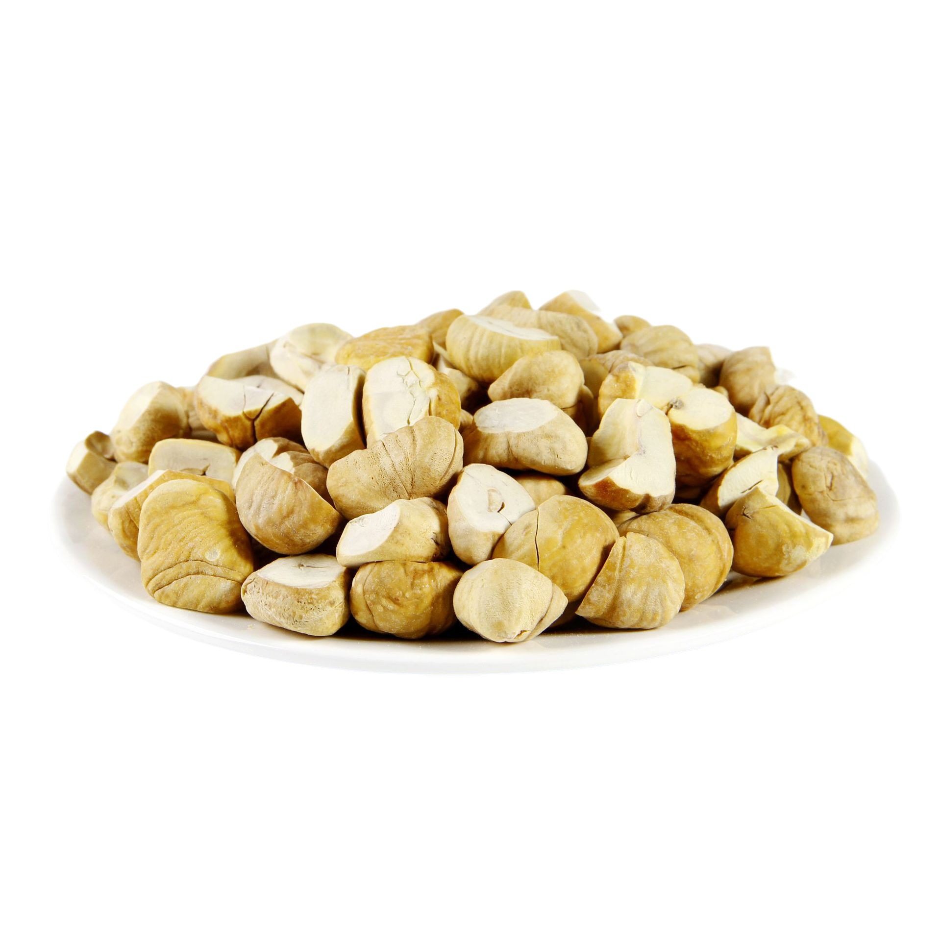 Freeze-dried raw chestnut kernel dehydrated raw chestnut dried porridge cooking dried fruit raw materials nuts freeze-dried source factory wholesale