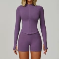 7725 jacket + 7790 shorts—mist purple