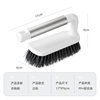Aluminum Alloy Brush Long Handle Toilet Brush Household Wall-Mounted Decontamination Pot Brush Dishwashing Brush No Punching No Dead Angle Cleaning Brush