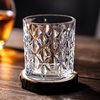 Wholesale In-Stock Embossed Classical Cups, Liquor Glasses, Whiskey Glasses, Beer Glasses, Creative Glass Cups, Beverage Cups, Water Cups
