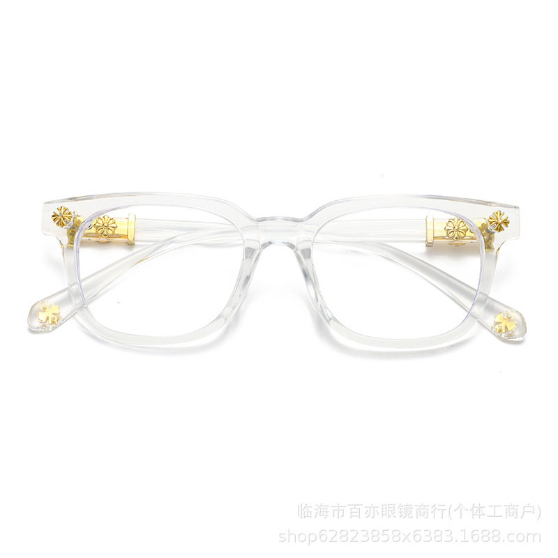 2025 New Cross-Border Glasses Frame Full Frame Optical Frame Men and Women Myopia Glasses Large Frame Frame Manufacturer Wholesale