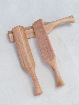 Old-Fashioned Laundry Stick Solid Wood Laundry Stick Household Thickeneded Solid Wood Washboard Household Size Other