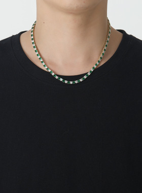 ICEBLING绿白相间网球链