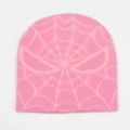 Pink gray mesh with eyes