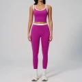 3129 vest + 3129-1 trousers - dragon fruit color