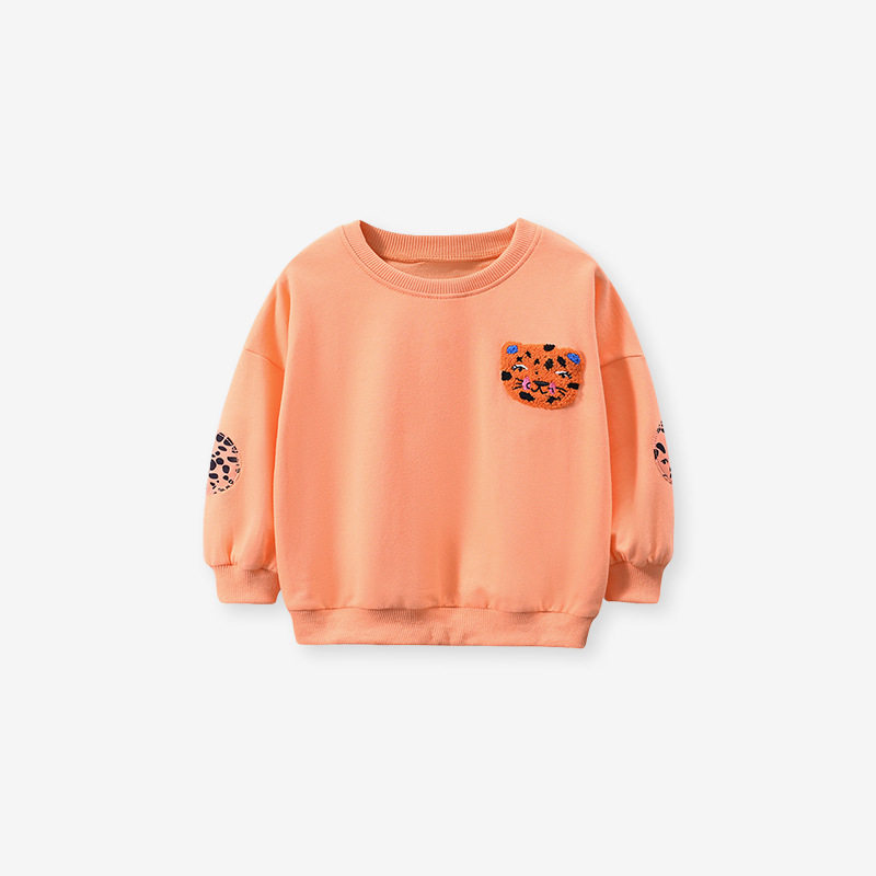 Ensemble sweat à capuche fille doublé polaire automne hiver, tenue enfant mignonne manche longue