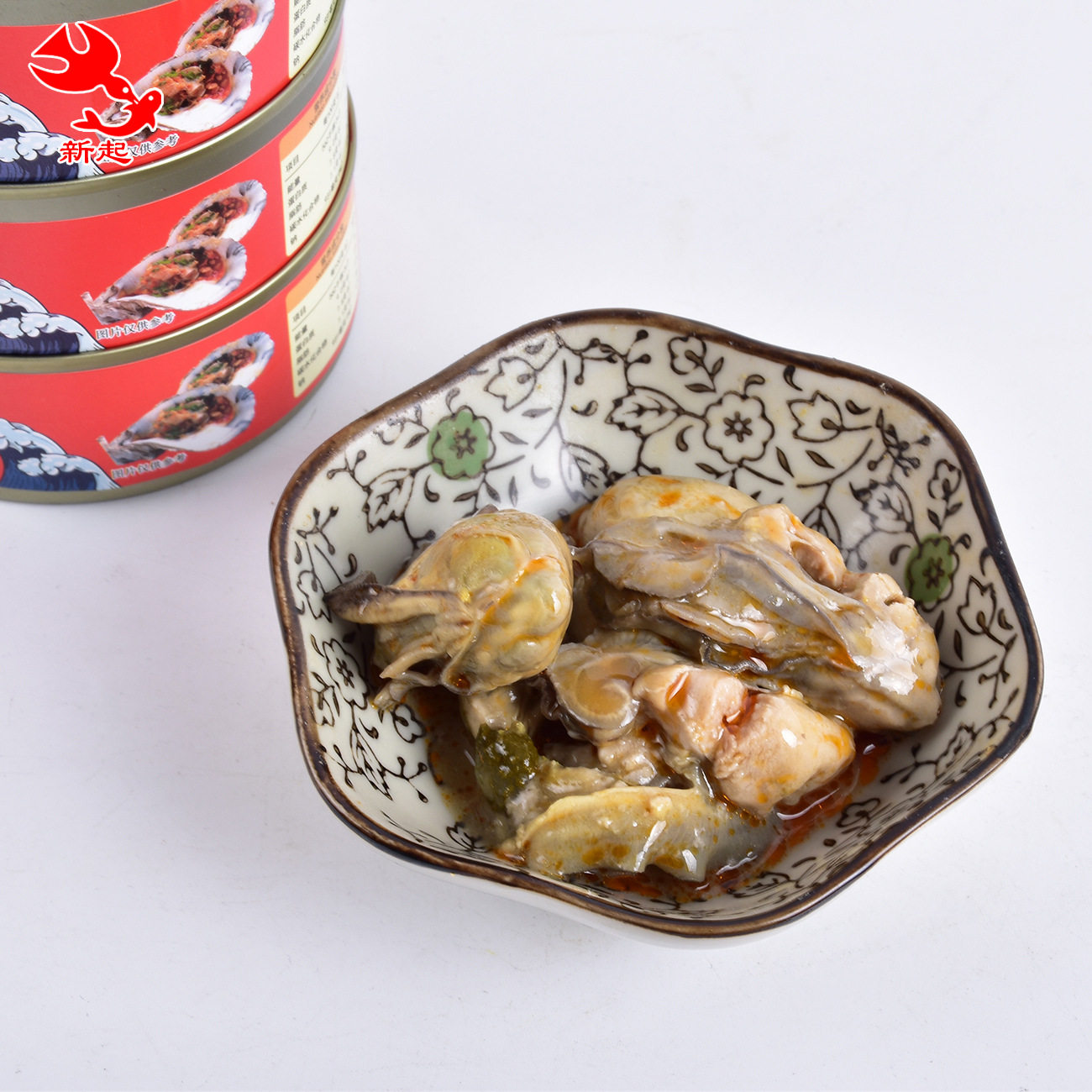 Spicy Seafood Cooked Food Fresh Oyster Snacks Canned Wholesale Ready-To-Eat Spicy Oyster Meat Canned