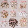 Natural shell conch perforated white corn snail DIY handmade jewelry necklace bracelet jewelry accessories material manufacturers