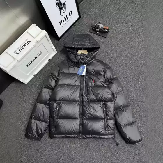 25 New Ralph Lauren Winter Gorham Down Jacket with Detachable Hood Windproof