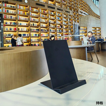 Library Desktop Metal Book Stand Simple Creative Iron Display Display Props Book Book Stand