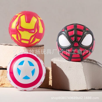 Large 10cm High Elastic Ball Source Manufacturer Marvel Spider-Man Elastic Ball High Elastic Outdoor Toy Ball